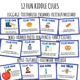 Surprise New York Trip Treasure Hunt - Vacation Reveal - custom printable - Open Chests