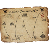Treasure Map Template Editable Printable