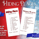 Christmas Treasure Hunt for teams | Editable Puzzle Clues - Open Chests