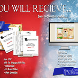 Christmas Treasure Hunt for teams | Editable Puzzle Clues - Open Chests