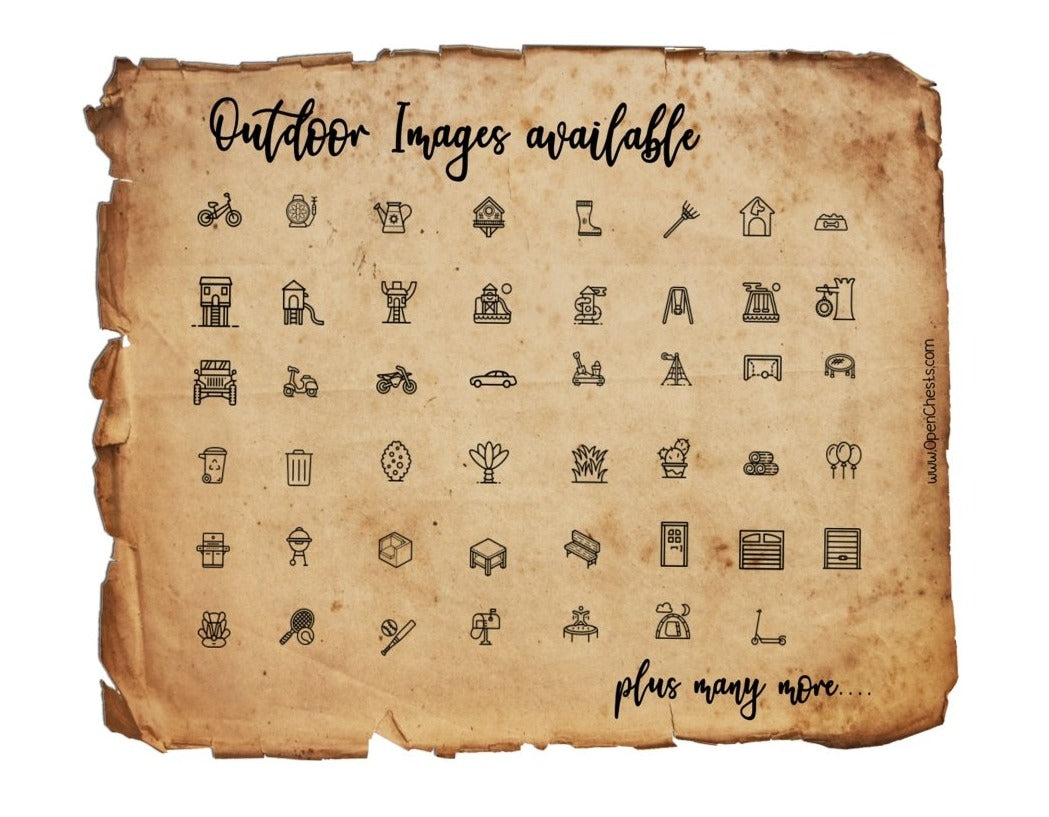 Treasure Map icons available for print