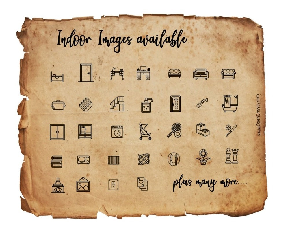 DIY Treasure Map icons
