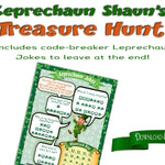 St Patrick's Day Game. Leprechaun Treasure Hunt - Open Chests
