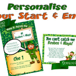 St Patrick's Day Game. Leprechaun Treasure Hunt - Open Chests