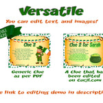 St Patrick's Day Game. Leprechaun Treasure Hunt - Open Chests