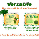 St Patrick's Day Game. Leprechaun Treasure Hunt - Open Chests