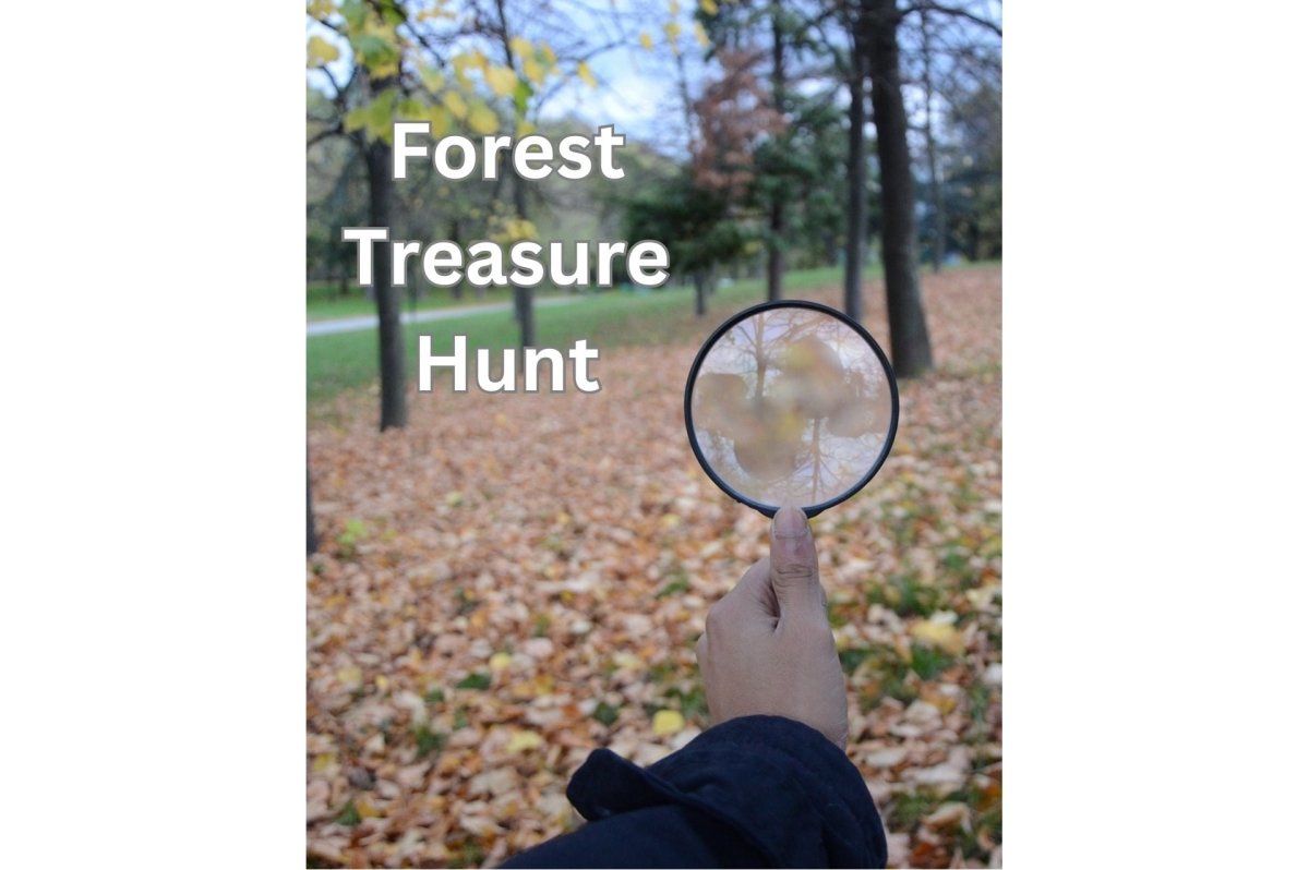 Forest Treasure Hunt: Rhyming Riddles and GPS co-ordinates - Open Chests