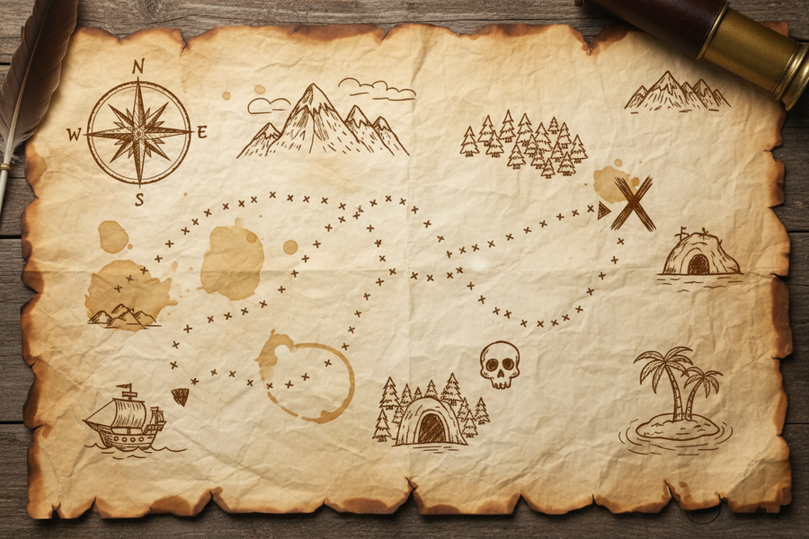 How to Create a Treasure Map: Step-by-Step Guide | Open Chests