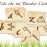 Camping Group Game | Secret Message Scavenger Hunt with Decoder Cards