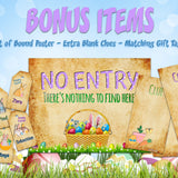 Easter Egg Hunt Puzzle Clues | Editable Treasure Hunt