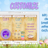 Easter Egg Hunt Puzzle Clues | Editable Treasure Hunt