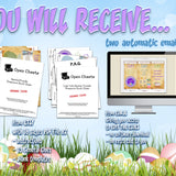 Easter Egg Hunt Puzzle Clues | Editable Treasure Hunt