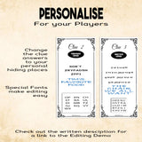 Ultimate Codebreaker Treasure Hunt – Editable Cipher Clues for a Challenging Adventure!