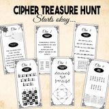 Ultimate Codebreaker Treasure Hunt – Editable Cipher Clues for a Challenging Adventure!
