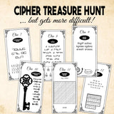 Ultimate Codebreaker Treasure Hunt – Editable Cipher Clues for a Challenging Adventure!