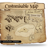 Vintage treasure map hero image