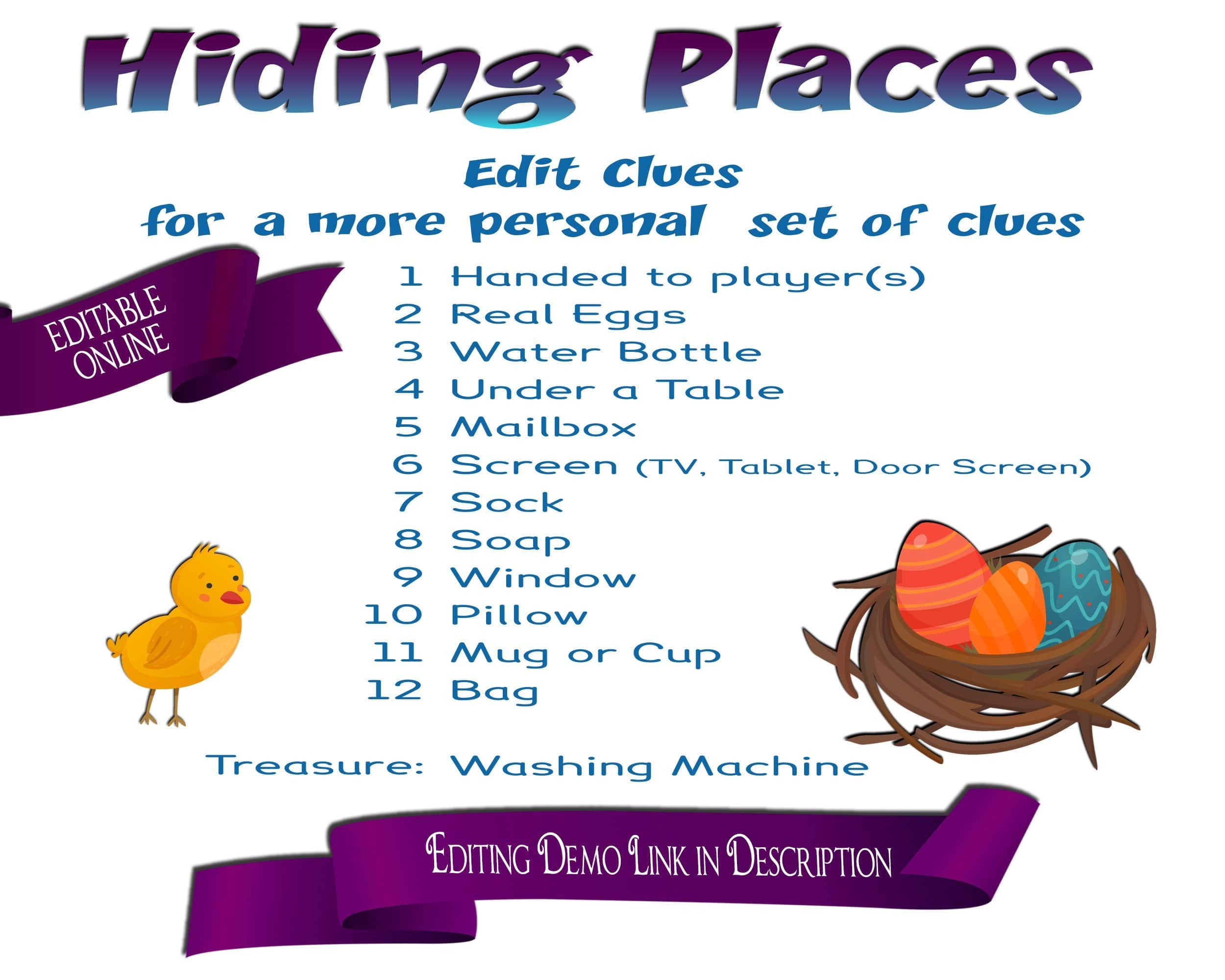 Challenging Easter Egg Treasure Hunt Puzzles - Open Chests