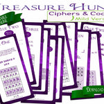 Challenging Treasure Hunt Clues - Codes & Ciphers - Open Chests