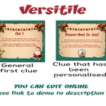 Christmas Rhyming Riddles Treasure Hunt Clues for Kids - Open Chests