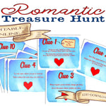Couples Treasure Hunt Clues. Romantic Valentine's Day Scavenger Printable for Adults - Open Chests