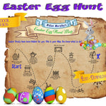 Easter Egg Hunt Map Printable | Outdoor Treasure Hunt for Children - Open Chests