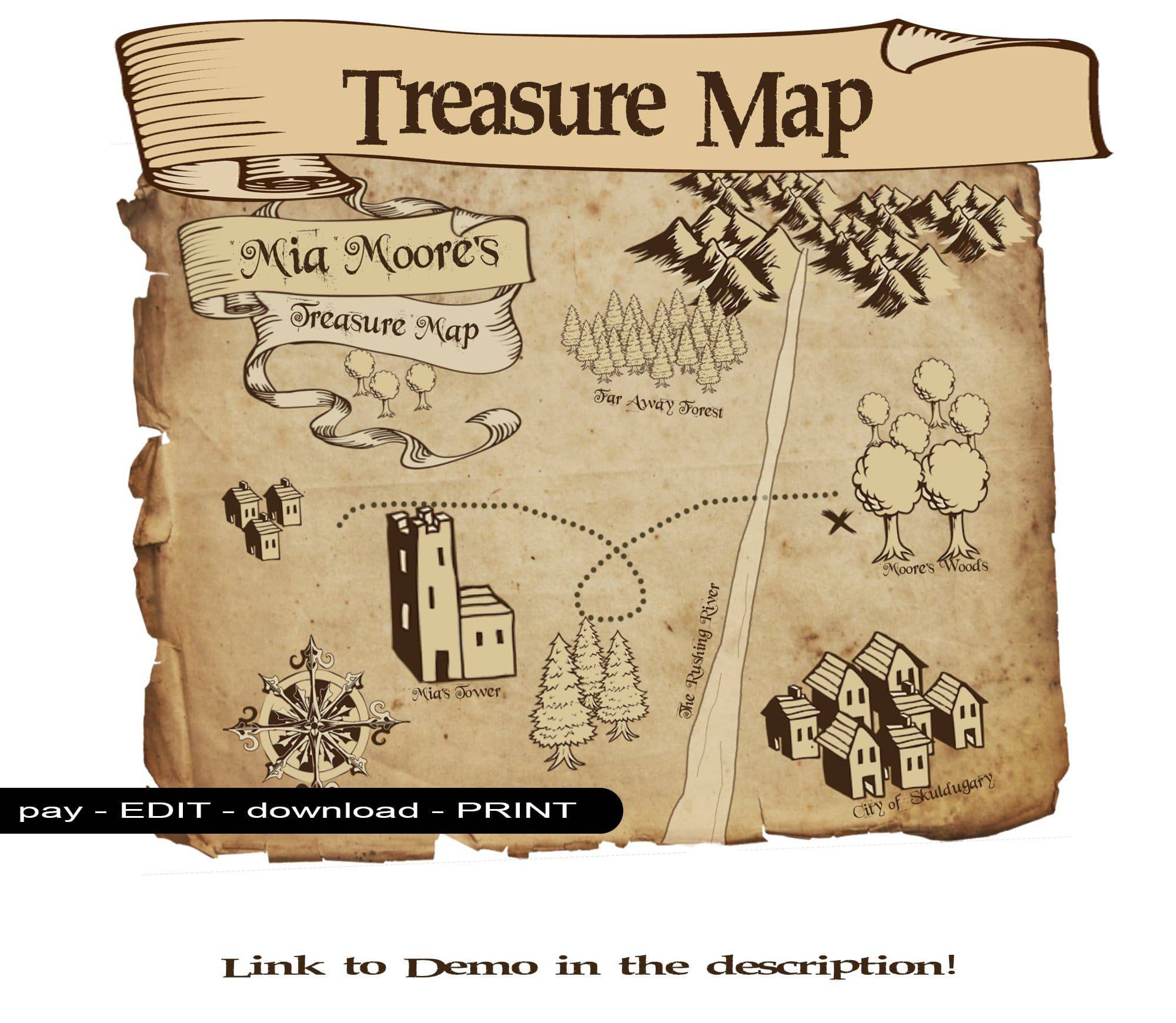 dora treasure map