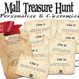 Mall Photo Scavenger Hunt | Mall Treasure Hunt Riddles Clues - Open Chests