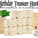 Outdoor Birthday Treasure Hunt Clues | Scavenger Hunt for Gift