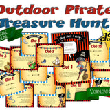 Outdoor Pirate Treasure Hunt for Backyard Adventures - Open Chests