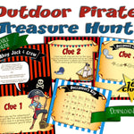 Outdoor Pirate Treasure Hunt for Backyard Adventures - Open Chests
