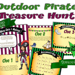 Outdoor Pirate Treasure Hunt for Cool Girls - Open Chests