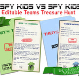 Spy or Detective Mission | Treasure Hunt for 2 teams - Open Chests