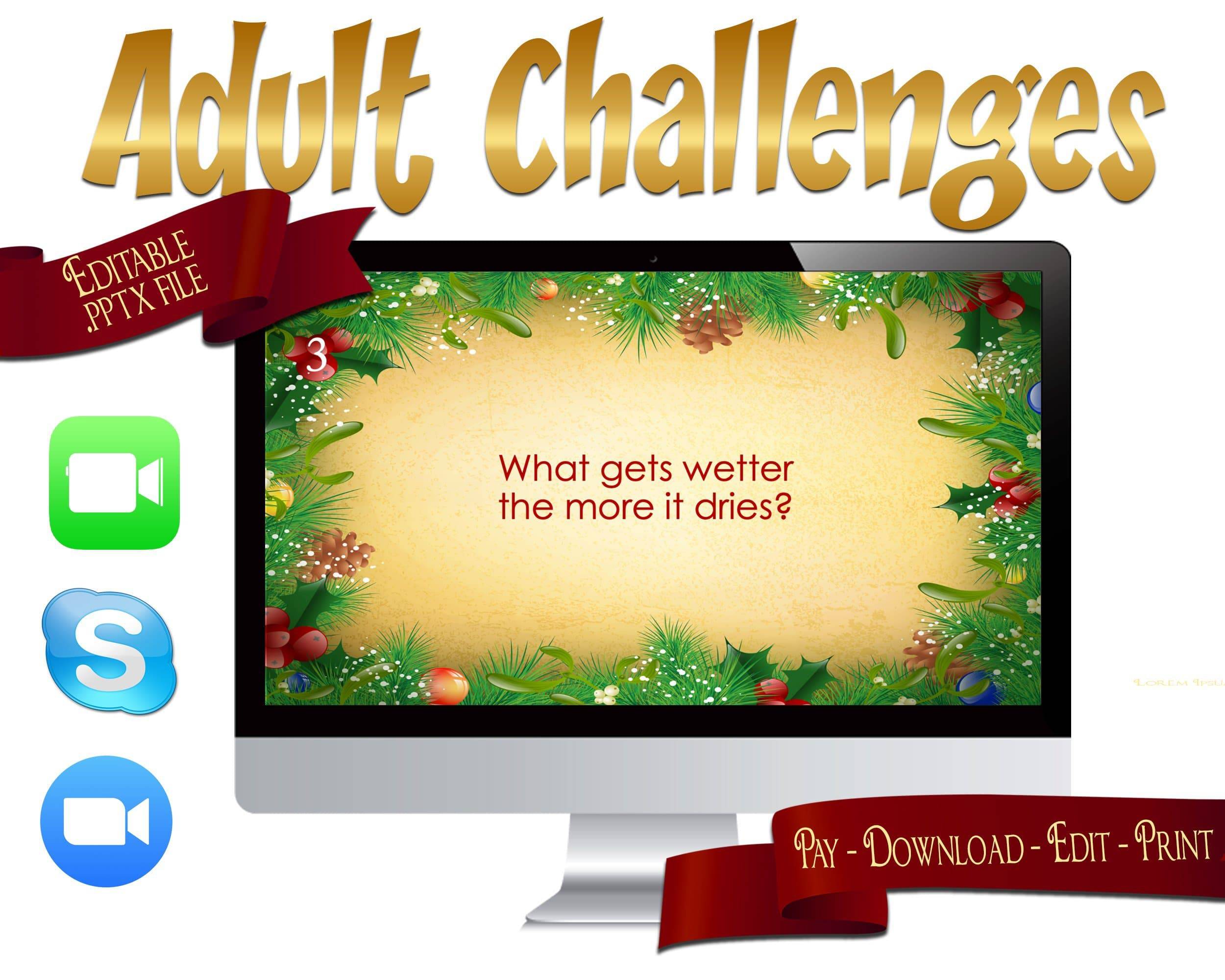 Virtual Scavenger Hunt Christmas || Christmas Party Game || Games for Christmas || Christmas Games for Zoom || Virtual Christmas Party Game - Open Chests